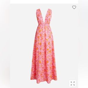 J Crew Floral Beach Maxi Dress